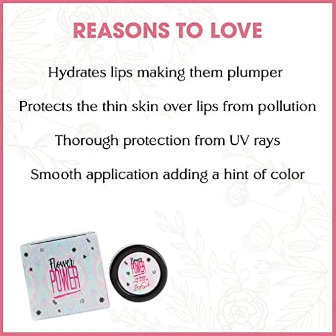 rayihni BY FLOWER POWER LIP BALM FOR WOMEN & MEN | LIP CARE | MOISTURIZATION & ADDED SHINE FOR CHAPPED LIPS WITH OLIVE OYSTERS | 8GM - Image 4